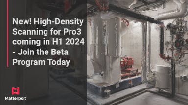 New! High-Density Scanning for Pro3 coming in H1 2024 - Join the Beta Program Today teaser