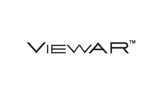 Gray ViewAR logo 
