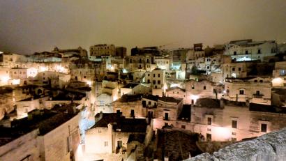 Matera, "the Subterranean City," at Night