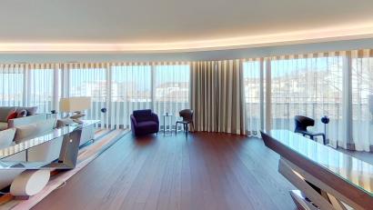 Penthouse at The Royal Savoy Hotel: Lausanne, Switzerland