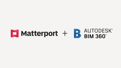 Matterport + Autodesk BIM 360 logo lockup